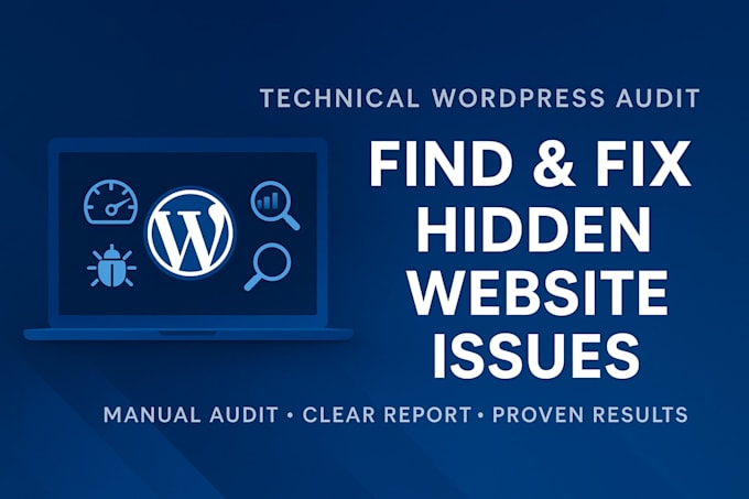 fix wordpress site issues with full audit report