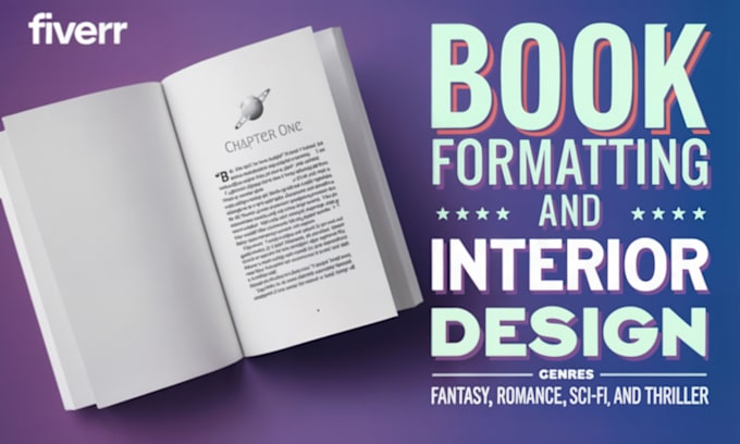 format and design a custom interior for your fiction novel