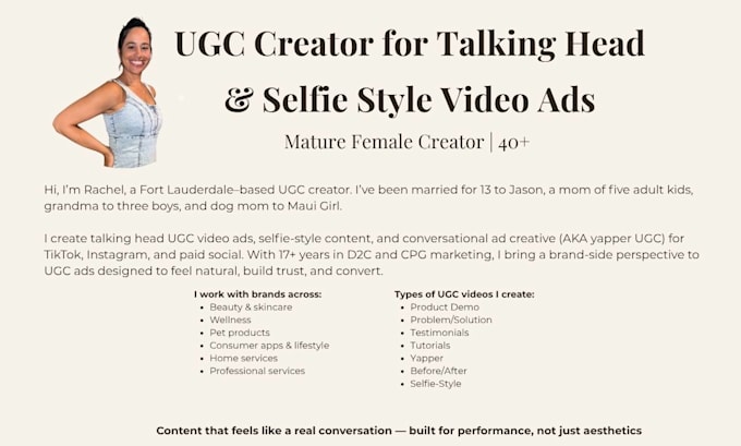 create talking head yapper ugc video ads for organic and paid social media