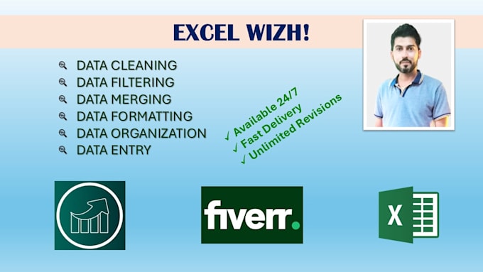 clean, merge, sort, transform, format and filter data