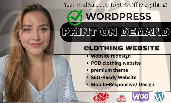 wordpress print on demand website print ondemand clothing website redesign