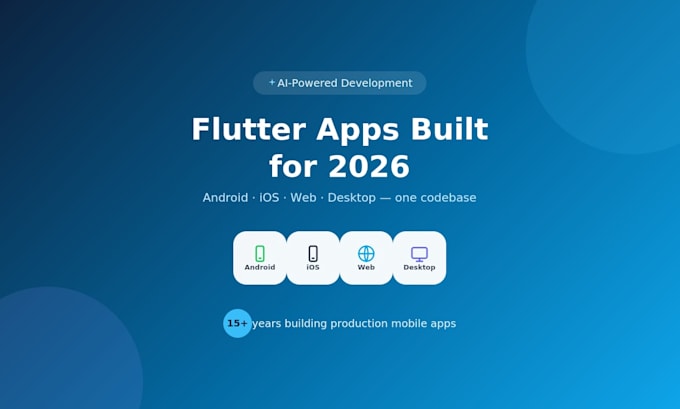 build ai powered flutter apps for ios and android