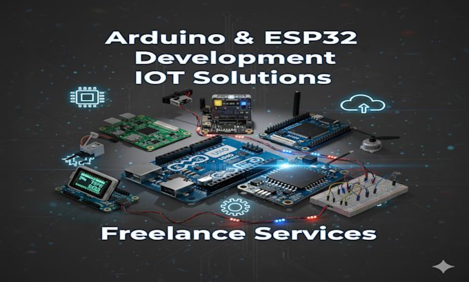do arduino and esp32 programming and iot projects