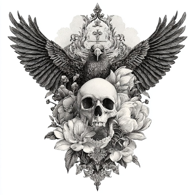 totally custom tattoo design
