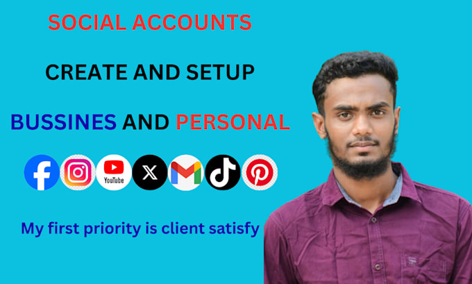 Create and setup social media accounts and business pages by Siam256749 ...