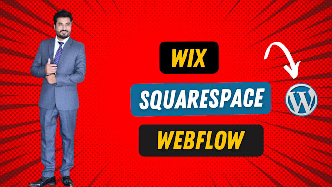 clone, or migrate your wix, webflow, or squarespace website to wordpres