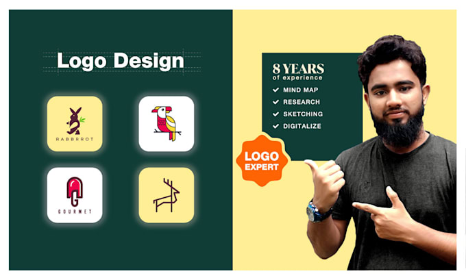 do modern custom minimalist business logo design for your brand