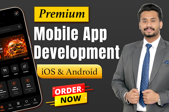 develop custom ios android react native flutter ai mobile app or mvp for startup