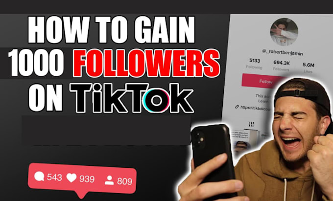 do your organic promotion of 1000 tiktok followers