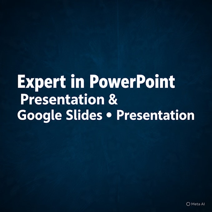Design a stunning power point and google slides presentation by ...