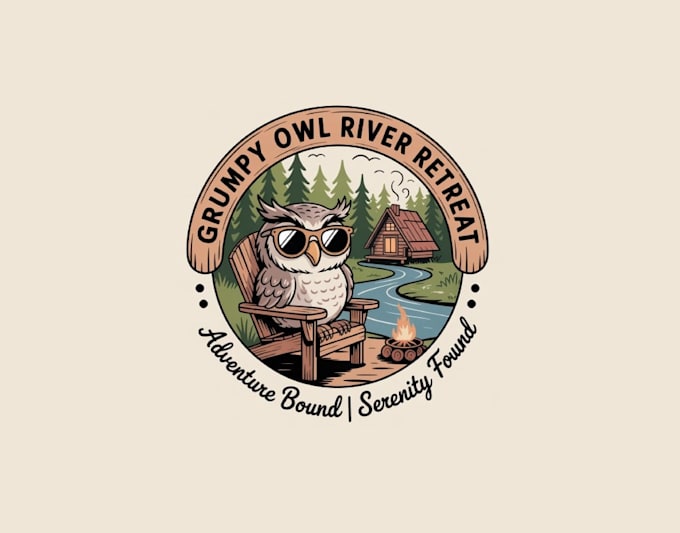 create creative and good looking owl logo design