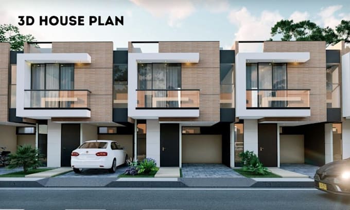 Professional 3d house plan, floor plan and interior, exterior rendering ...