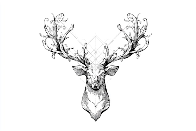design a fine line art for your new tattoo