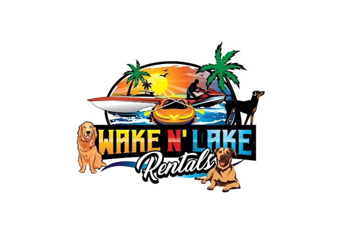design luxurious super lake rentals logo