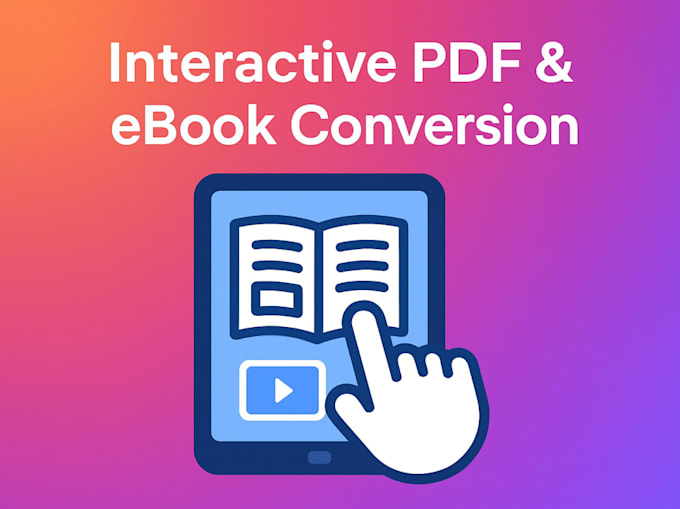 make interactive PDF or ebook conversion