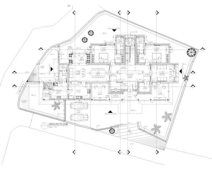 do architectural floor plan and model for your building
