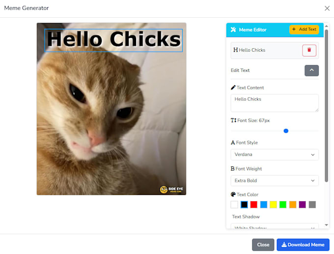 make meme generator on your wordpress website