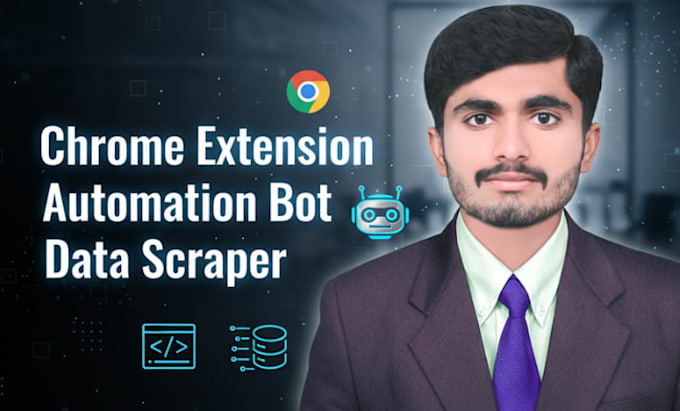 expert chrome browser extension, web automation bot, and data scraper developer