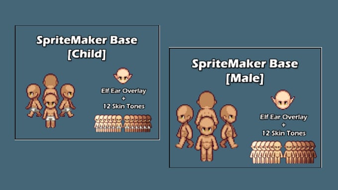 create pixel art character for you