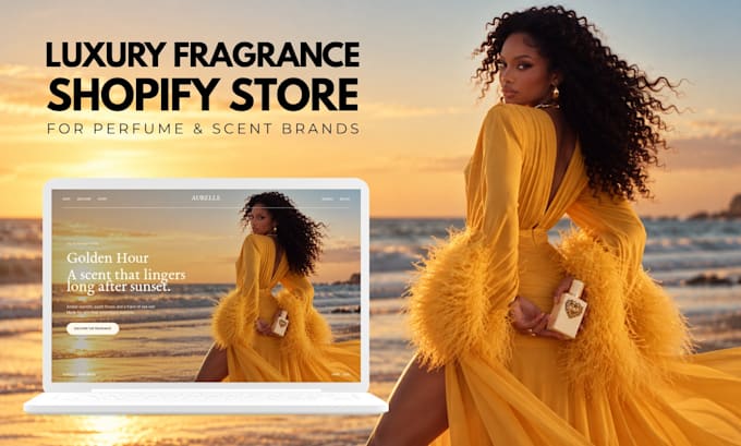 design a luxury shopify perfume and fragrance store