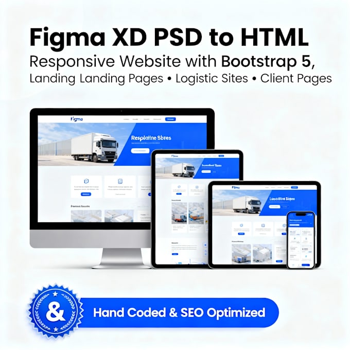 convert figma to HTML, xd to HTML, PSD to HTML, bootstrap responsive