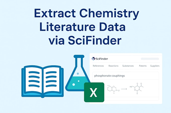 extract chemistry literature data via scifinder