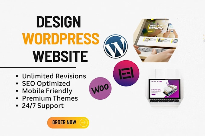 create a modern and mobile friendly SEO wordpress website