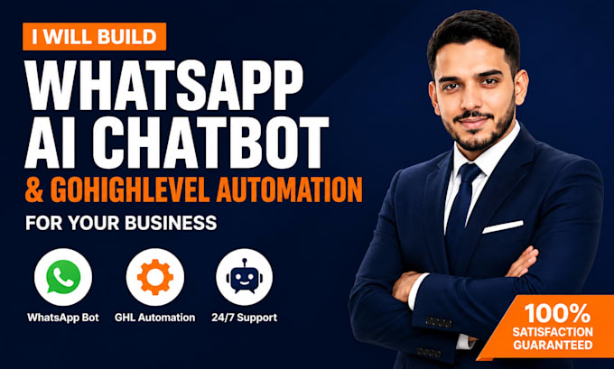 build whatsapp chatbot and gohighlevel chatbot automation