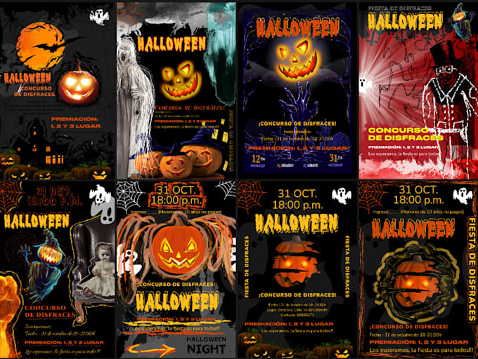 do awesome flyer halloween style