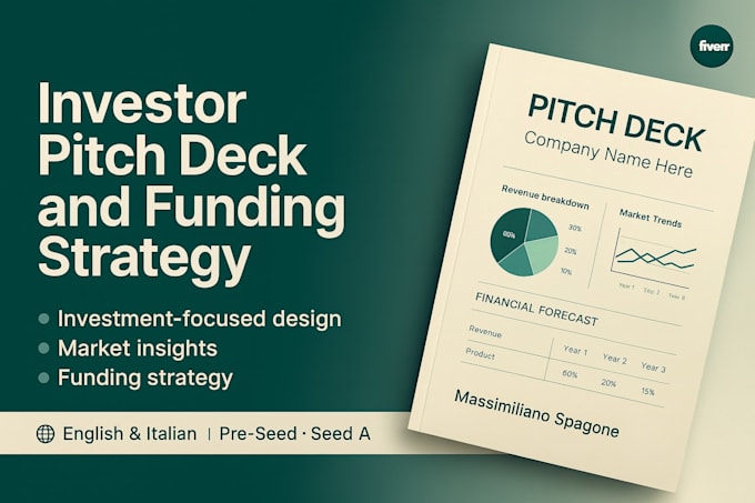 design a professional investor pitch deck