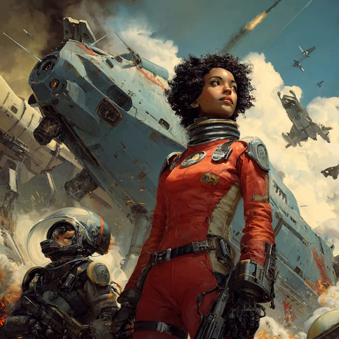 design sci fi illustration and sci fi art