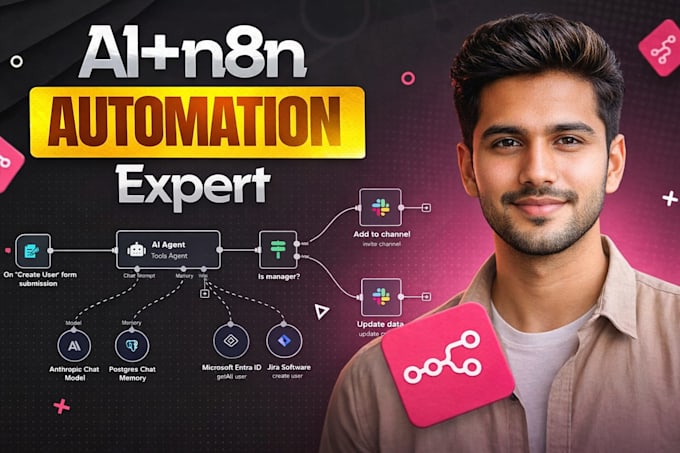 build n8n ai agent, automation, workflow and n8n ai chatbot