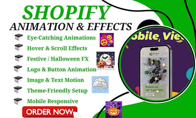 setup shopify animation effect imgify dakas fx halloween favi greeto rt effect