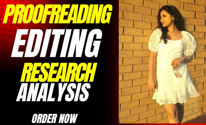 proofread and edit your work