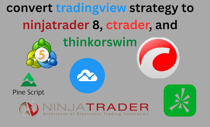 convert tradingview strategy to ninjatrader 8, ctrader, and thinkorswim