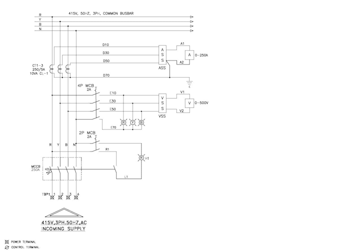 autocad electrical panel schematic drawing