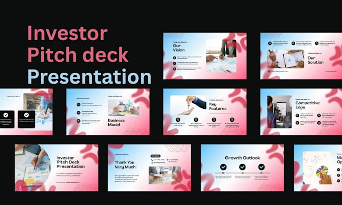 design investors pitch decks presentations