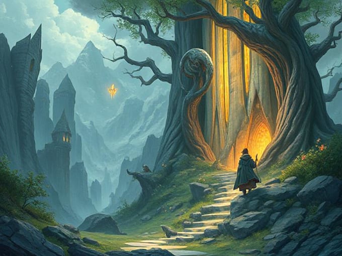 draw fantasy illustrations and covers