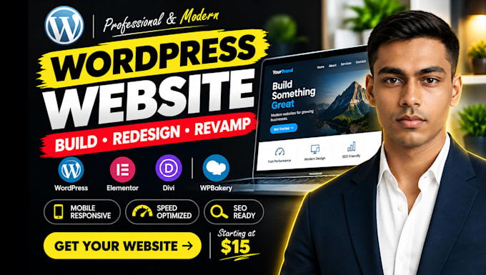 build or redesign your custom wordpress website