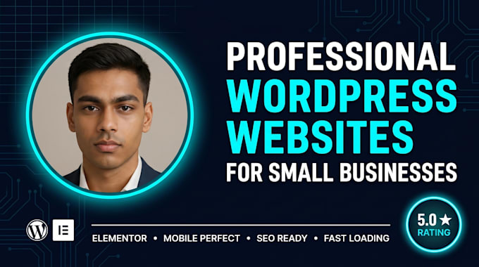 build fast, professional wordpress elementor website for small business