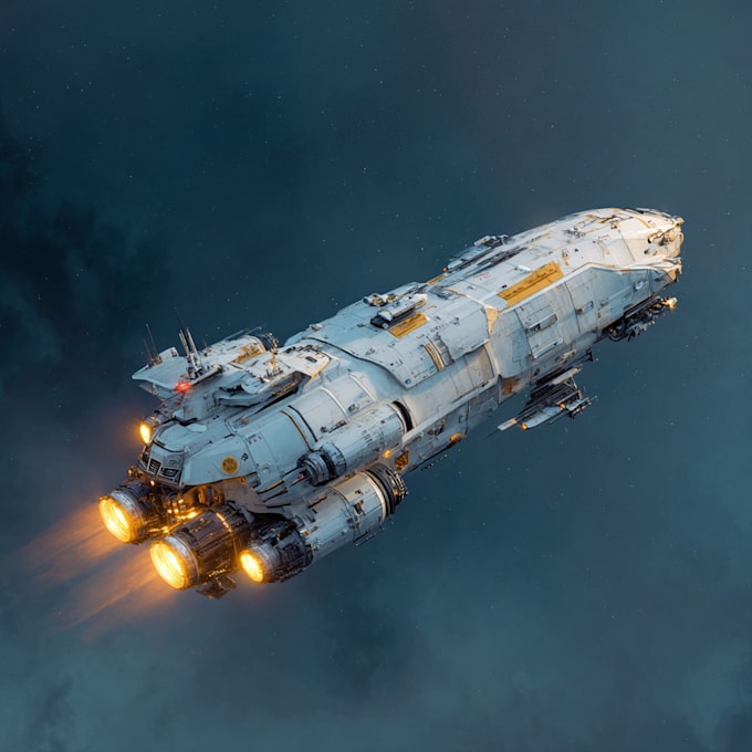 design spaceships and sci fi vehicles