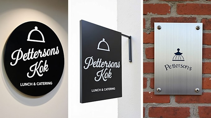 design outstanding restaurant signage logo for your business