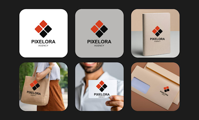 design a minimalist abstract mark for your agency