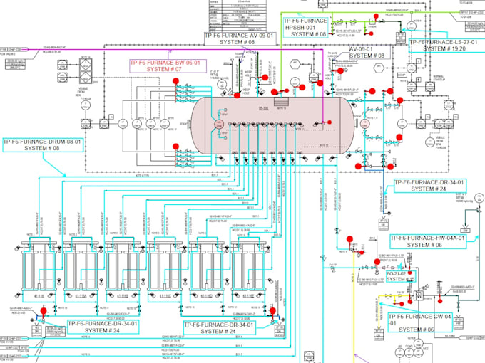 prepare piping fedc, weld mapping, boq and mto from drawings