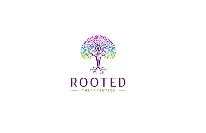 design unique rooted therapeutics logo
