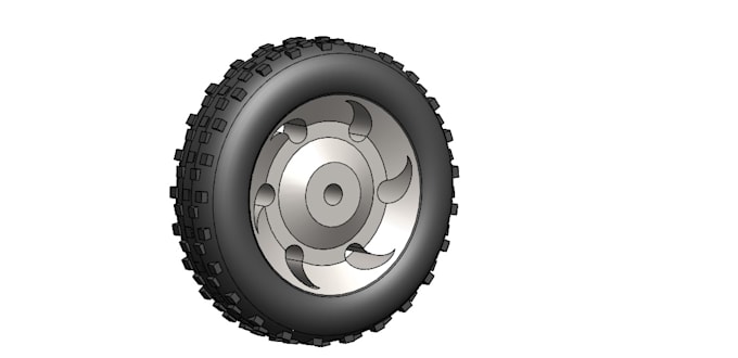 3d modeling wheel and tire design as per required