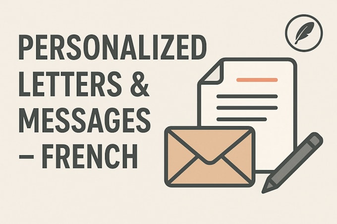 write your personalized letters, messages, and emails in french