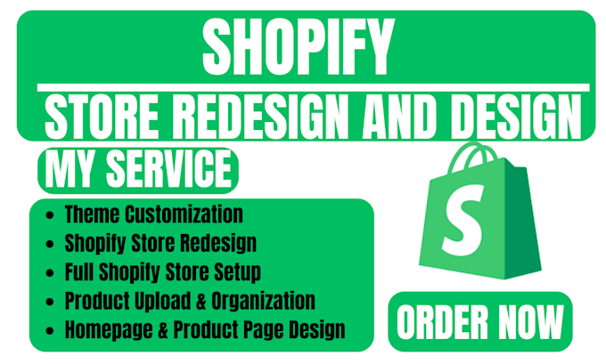 Design redesign or revamp your shopify store for high conversions ...