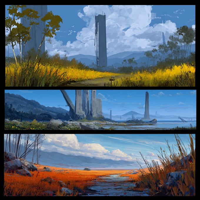 do environment concept arts