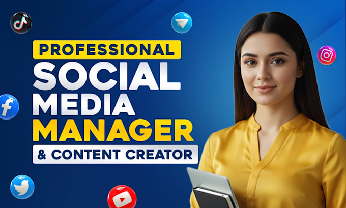 do completely digital marketing and your social media manager